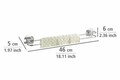 Wenko Relexion törölköző tartó, Turbo-Loc®, Wenko, 46*5x6 cm, rozsdamentes acél, ezüst