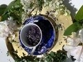 Csésze csészealjjal, DUO, Violet tulipán, 240 ml, porcelán, tarka