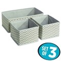 3 db Axis Chevron szekrényrendező készlet, iDesign, 29x14x10 cm
