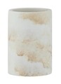 Suport periute si pasta de dinti Odos, Wenko, 8 x 10 cm, polirasina, alb/bej