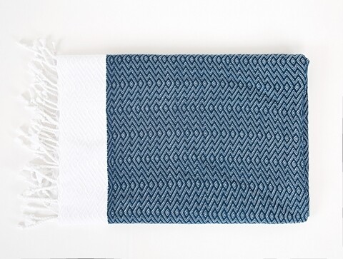 Dila strandtörölköző, Irya Home, 90x170 cm, kék