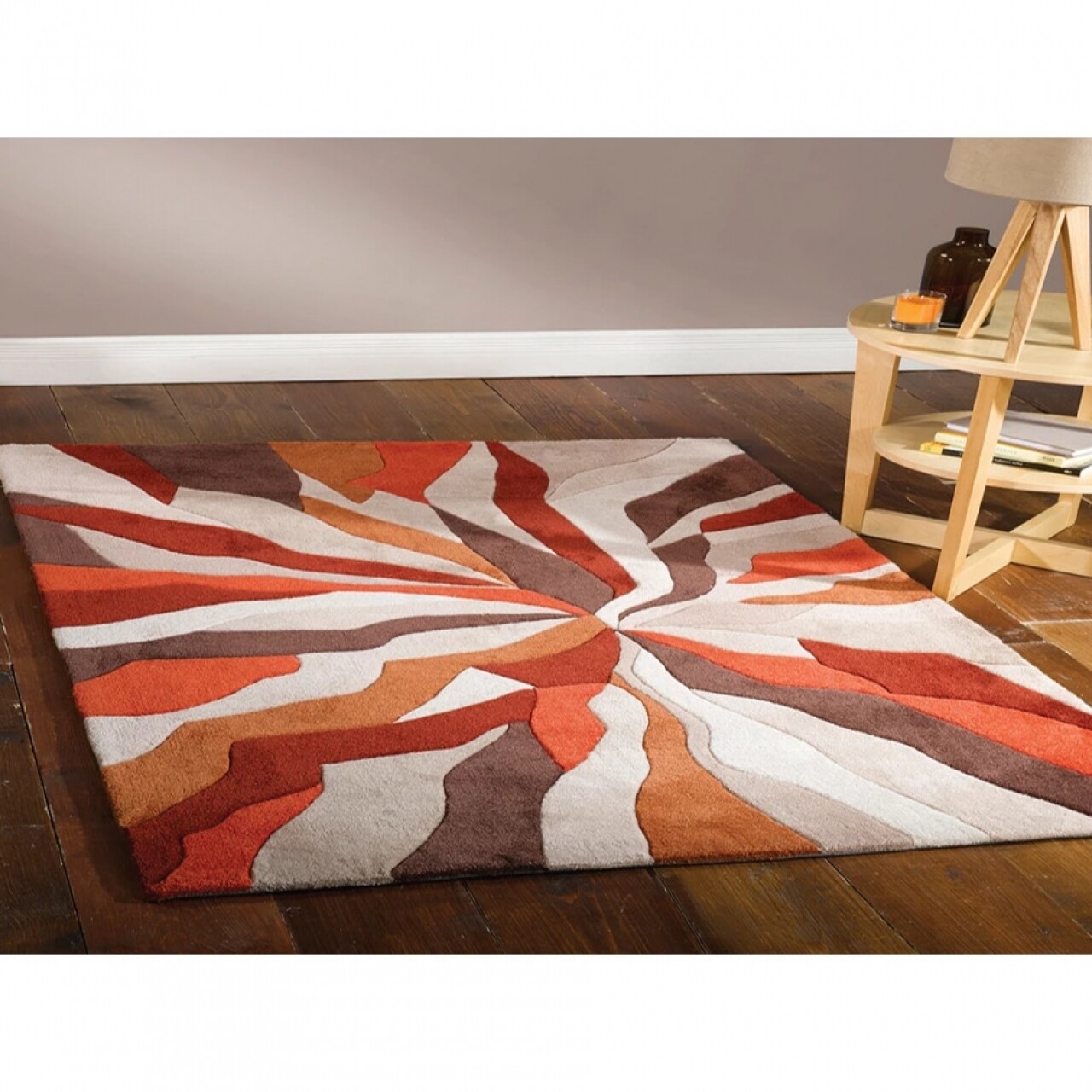 Flair rugs szőnyeg infinite splinter orange, flair szőnyegek, 120 x 170 cm, 100% poliészter, narancs / bézs