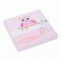 Pink Owl Összecsukható zsámoly tárolóhellyel, Heinner Home, 37.5 x 38 x 38 cm, PVC, színes