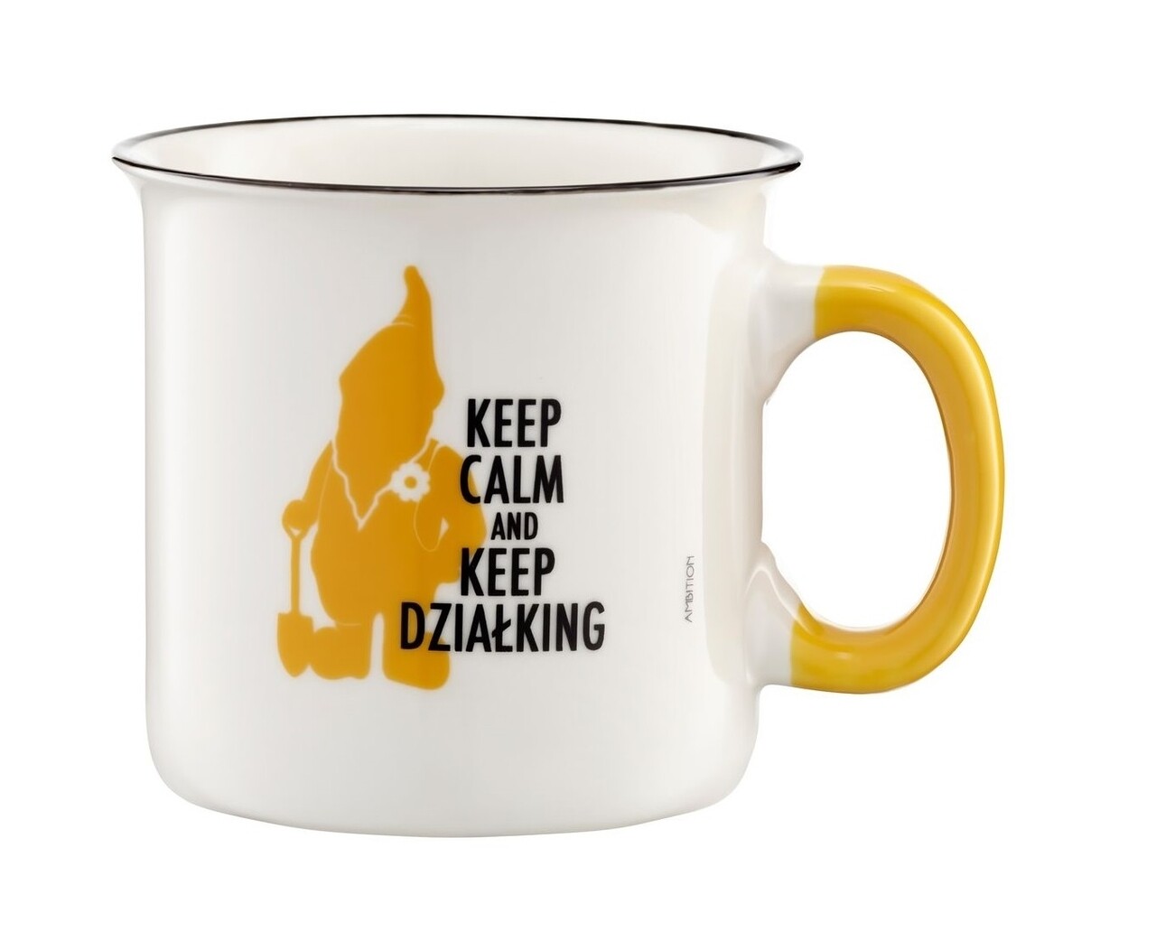 Adventure Keep Calm Bögre, Ambition, 510 ml, porcelán, fehér