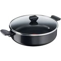 Serpenyő fedővel, Tefal, Simply Clean, 28 cm Ø, alumínium/üveg