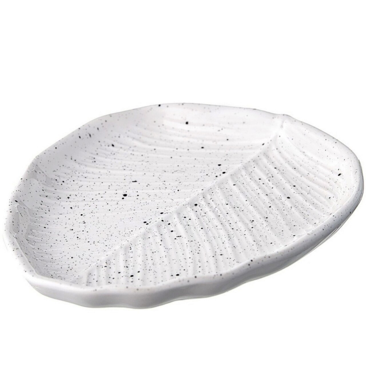 Tognana Szervírozó tál, Leaf, 16 x 14 x 3 cm, porcelán, fehér