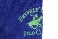 Uniszex fürdőköpeny, Beverly Hills Polo Club, 100% pamut, M / L, Sötétkék