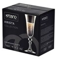 6 db pezsgőspohár készlet, Krosno, Krista, 150 ml, kristályüveg
