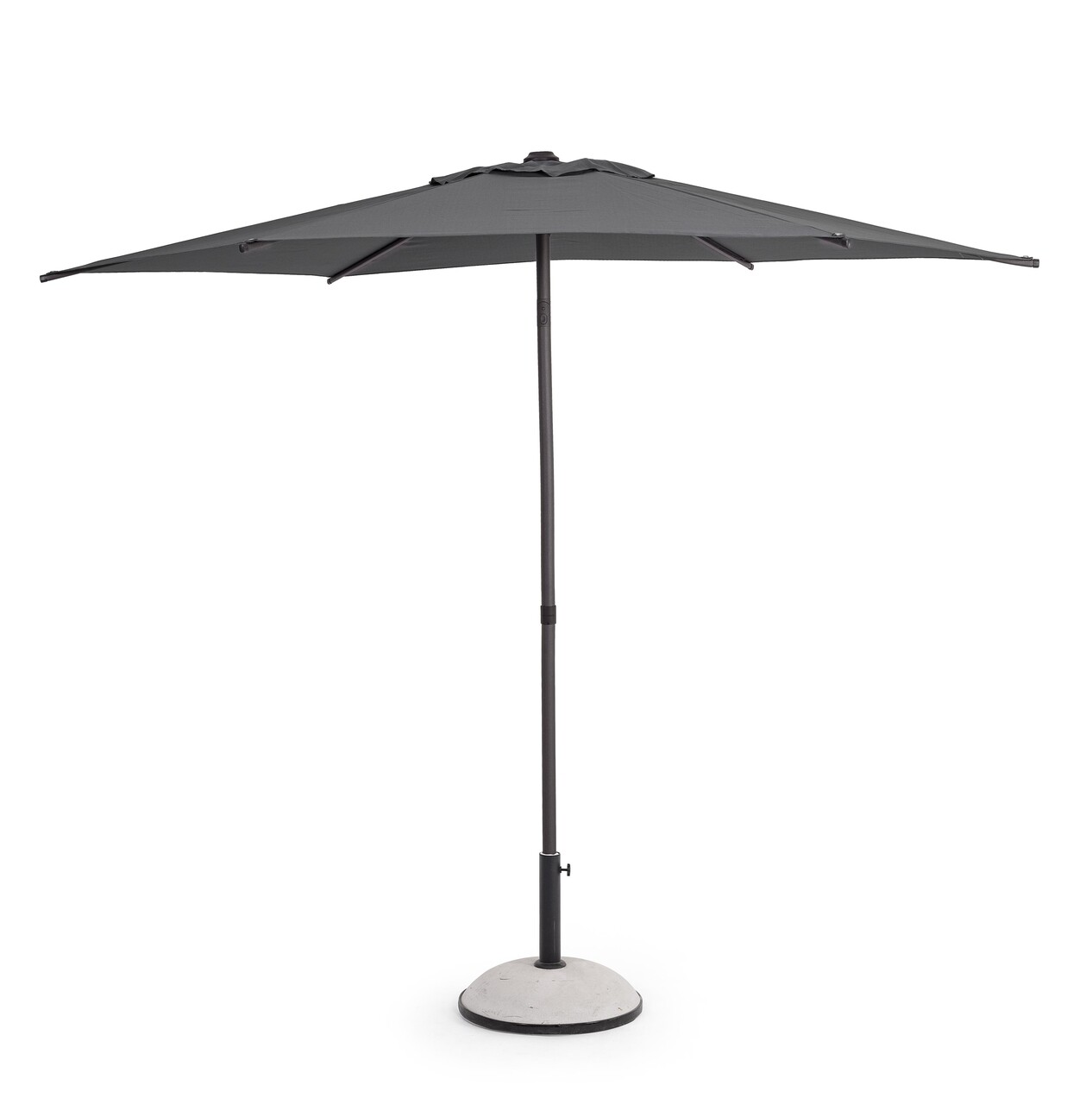 Samba Kerti/terasz napernyő, Bizzotto, Ø 270 cm, oszlop Ø 38 mm,acél/poliészter, sötétszürke