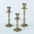 Vicco 3 db Gyertyatartó, Boltze, 15-23 cm, alumínium