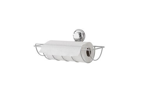 Suport pentru prosoape de bucatarie Bestlock, Compactor, 33x17.3x14.5 cm, crom/ABS/plastic (TPU), argintiu
