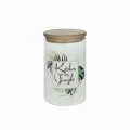 Tartály fedővel Jungle Small, Tognana Porcelán, 1030 ml, üveg, átlátszó