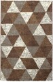 Hugh Triangle Szőnyeg, Decorino, 160x235 cm, polipropilén, barna