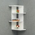 Milano Fali polc, Arnetti, 31.4 x 16.8 x 60 cm, fehér