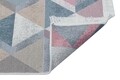 Kilim szőnyeg 2 oldallal, Arya 10 Blue / Pink, Baketo, 100% újrahasznosított pamut, 80x300 cm