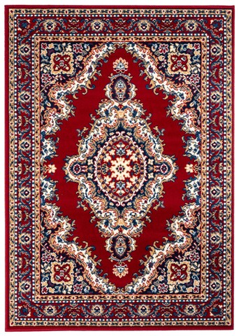 Szőnyeg, Dekor, 120x170 cm, polipropilén, cseresznye