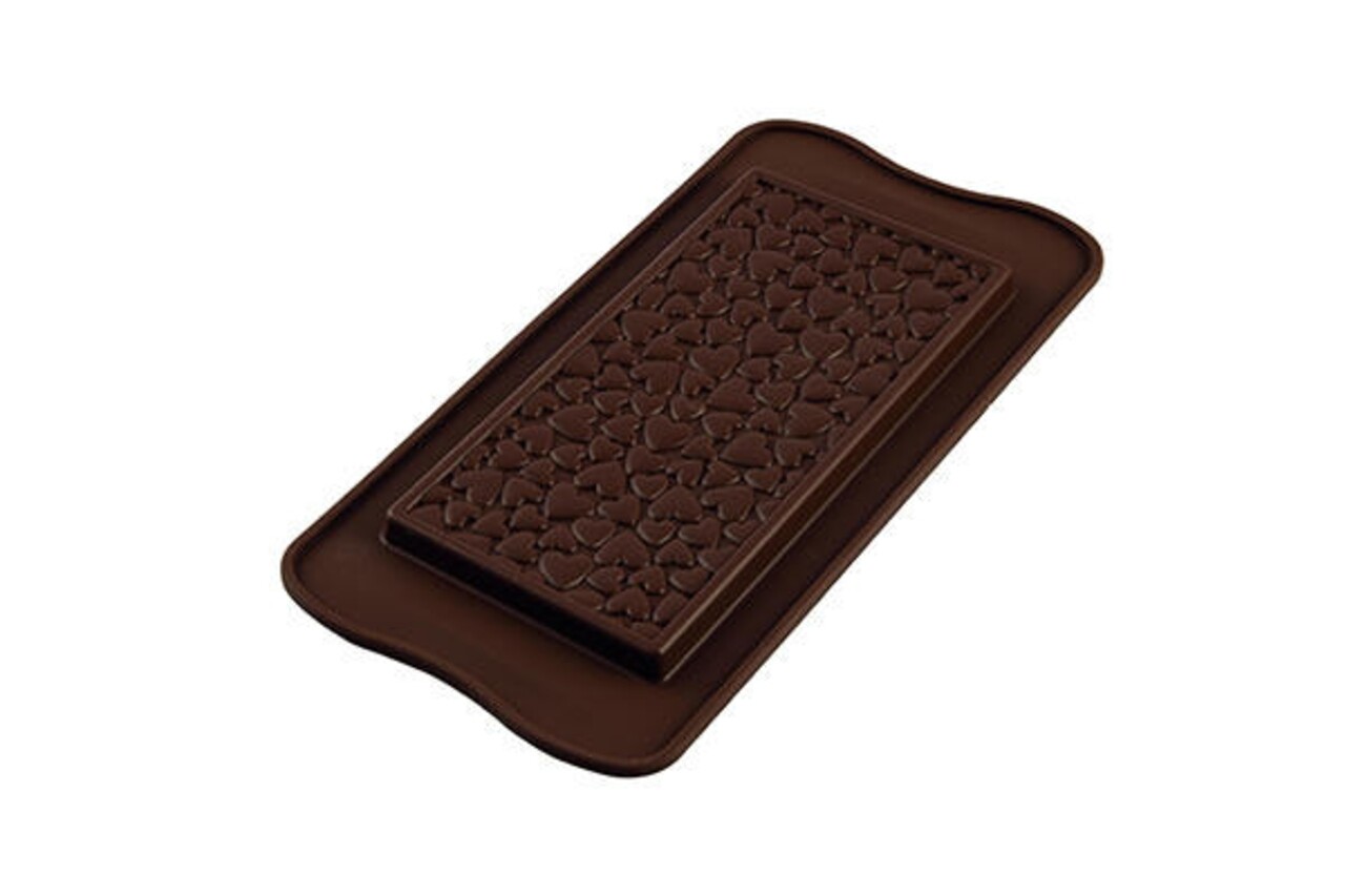 Szilikon Sütőforma Love Choco Bar, Silikomart Easy Choco, 15,5 X 7,6 Cm