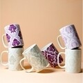 Glamour bögre, Ambition, 380 ml, porcelán, szürke