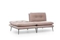 Martin Sofabed Kihúzható kanapé, Futon, 3 személyes, 180x130 cm, fém, bézs