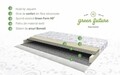Ortopéd matrac, Green Future Eco Bonnell, 90x190 cm, Bonnell rugók, közepes keménységű