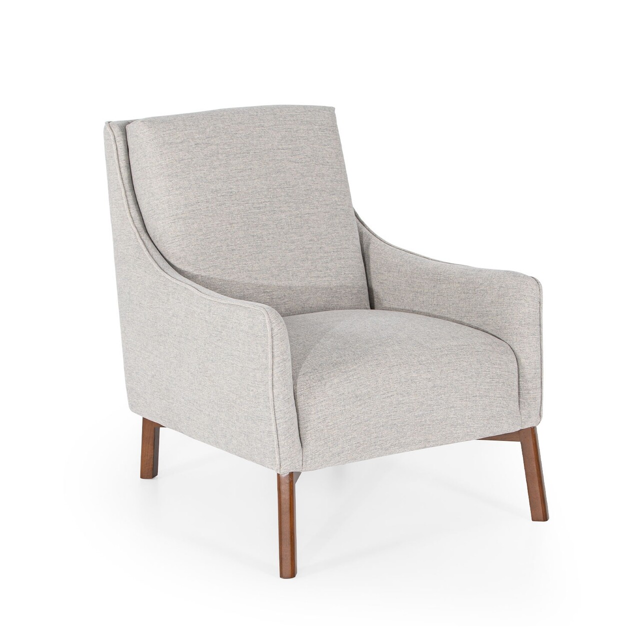 Ndesign fotel, 70x80x83 cm, fa, szürke