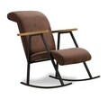 Yoka Hintaszék, Futon, 86x60x96 cm, fém, barna