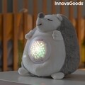 Plüss sündisznó hanggal és fehér fénnyel  Spikey InnovaGoods, 16x19x15 cm