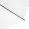 Calpe Kerek napernyő forgókarral, H.250 D.300 cm, alumínium, szürke/fehér