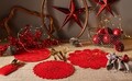 Tognana Stella di Natale 6 darabos Nemez tányértartó