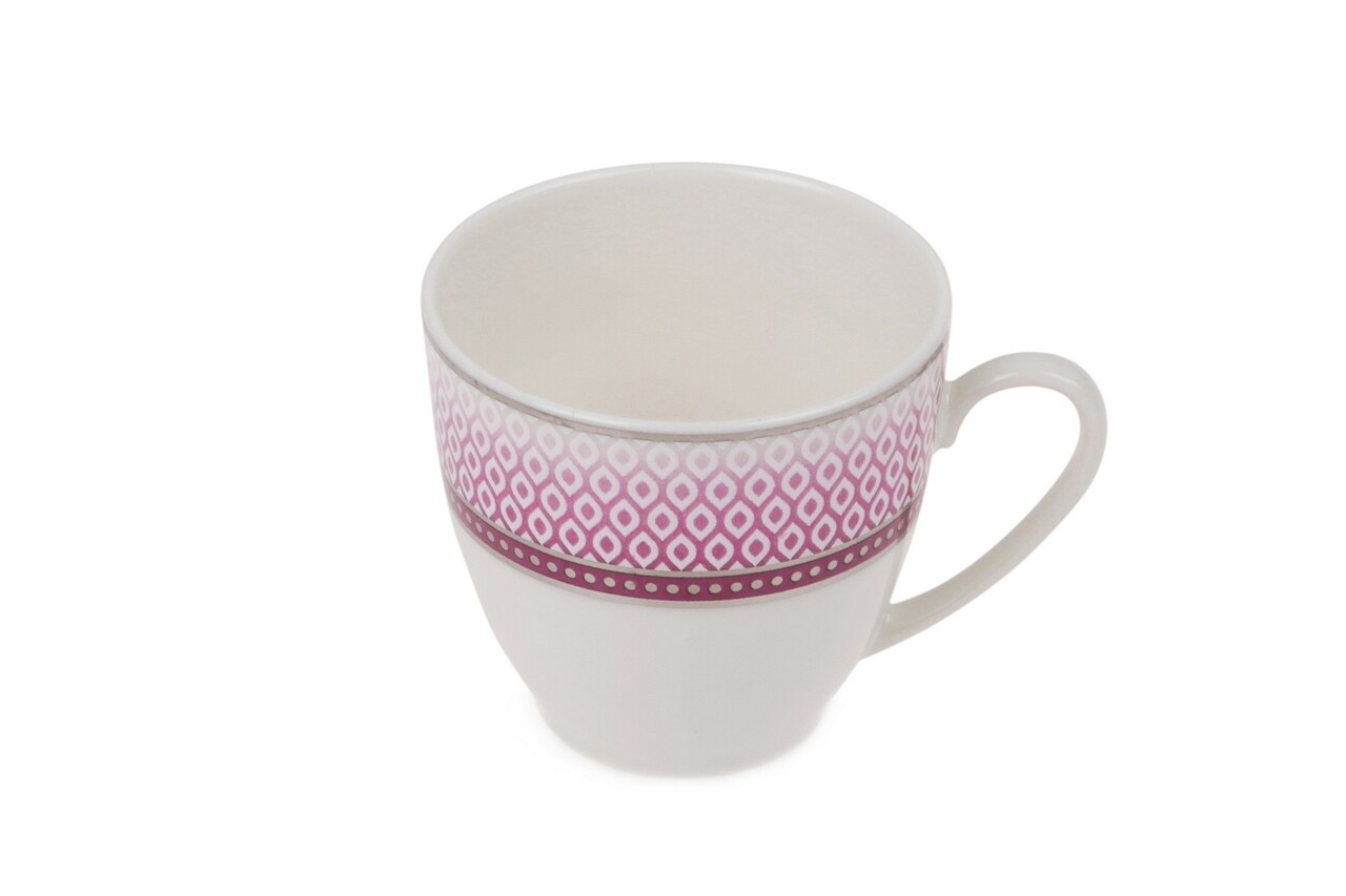 6 Db Csésze + 6 Tányér Készlet, Kutahya Porselen, BNKL12KT4309203, 50 Ml, Porcelán, Többszínű