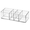 IDesign kozmetikai rendszerező, 7 rekeszes, 18x8x5 cm