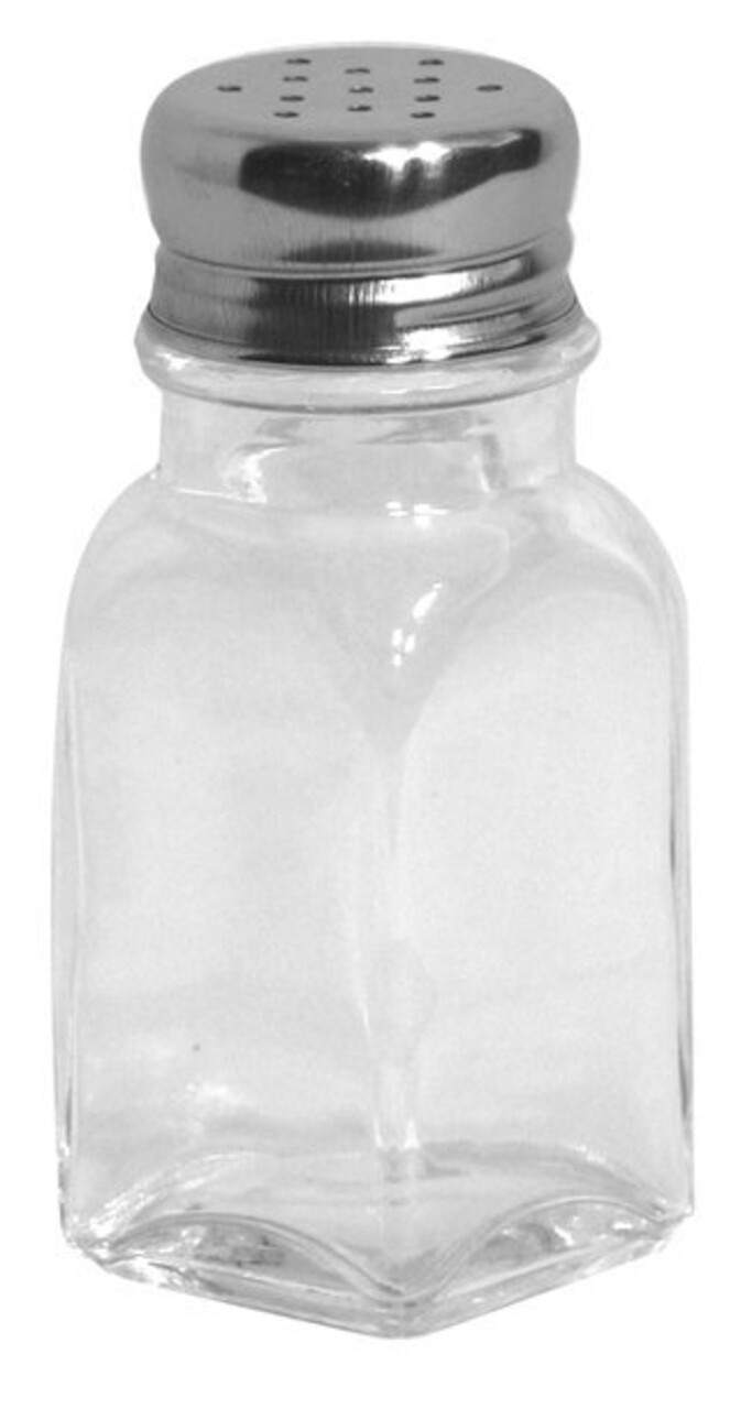 Só/borsszóró, Domotti, 4x9.5 cm, üveg, áttetsző