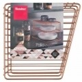 Palio Copper konyhai sarokpolc, Metaltex, 19 x 25 x 25 cm, rozsdamentes acél / Polytherm burkolat, réz