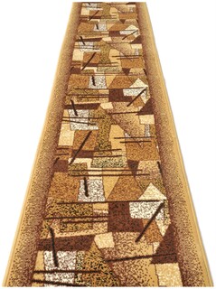 Bolnisi Előszoba szőnyeg, Decorino, 100x100 cm, polipropilén, barna