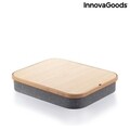 Larage Hordozható laptop asztal tárolóhelyekkel, InnovaGoods, 33x40.5 cm