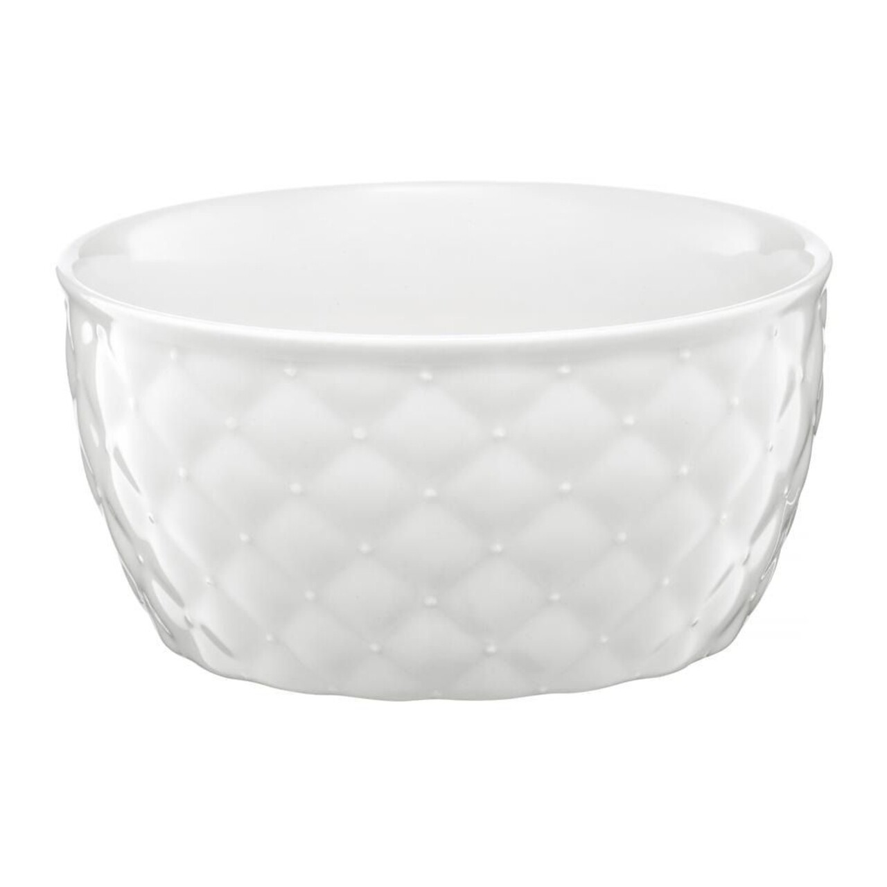 Glamour Bowl, Ambition, 13,5 cm, porcelán, fehér