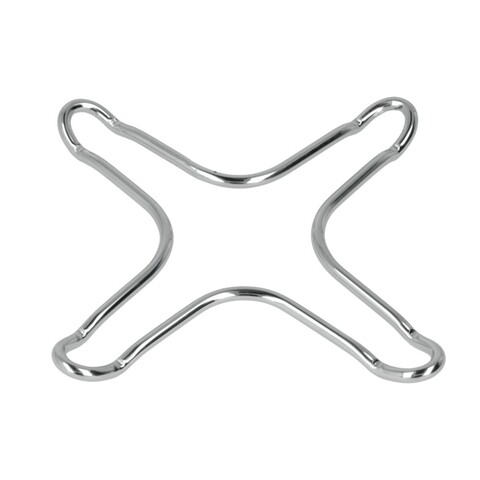 Króm szemkályha tartozék, Metaltex, 10 x 10 cm, rozsdamentes acél