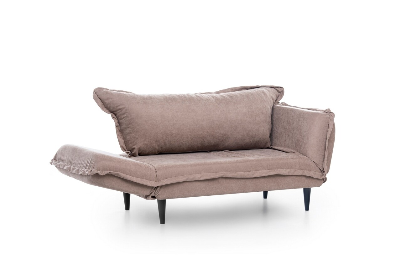 Vino Daybed Kihúzható Kanapé, Futon, 3 Személyes, 200x70 Cm, Fém, Bézs