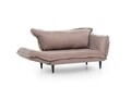 Vino Daybed Kihúzható kanapé, Futon, 3 személyes, 200x70 cm, fém, bézs