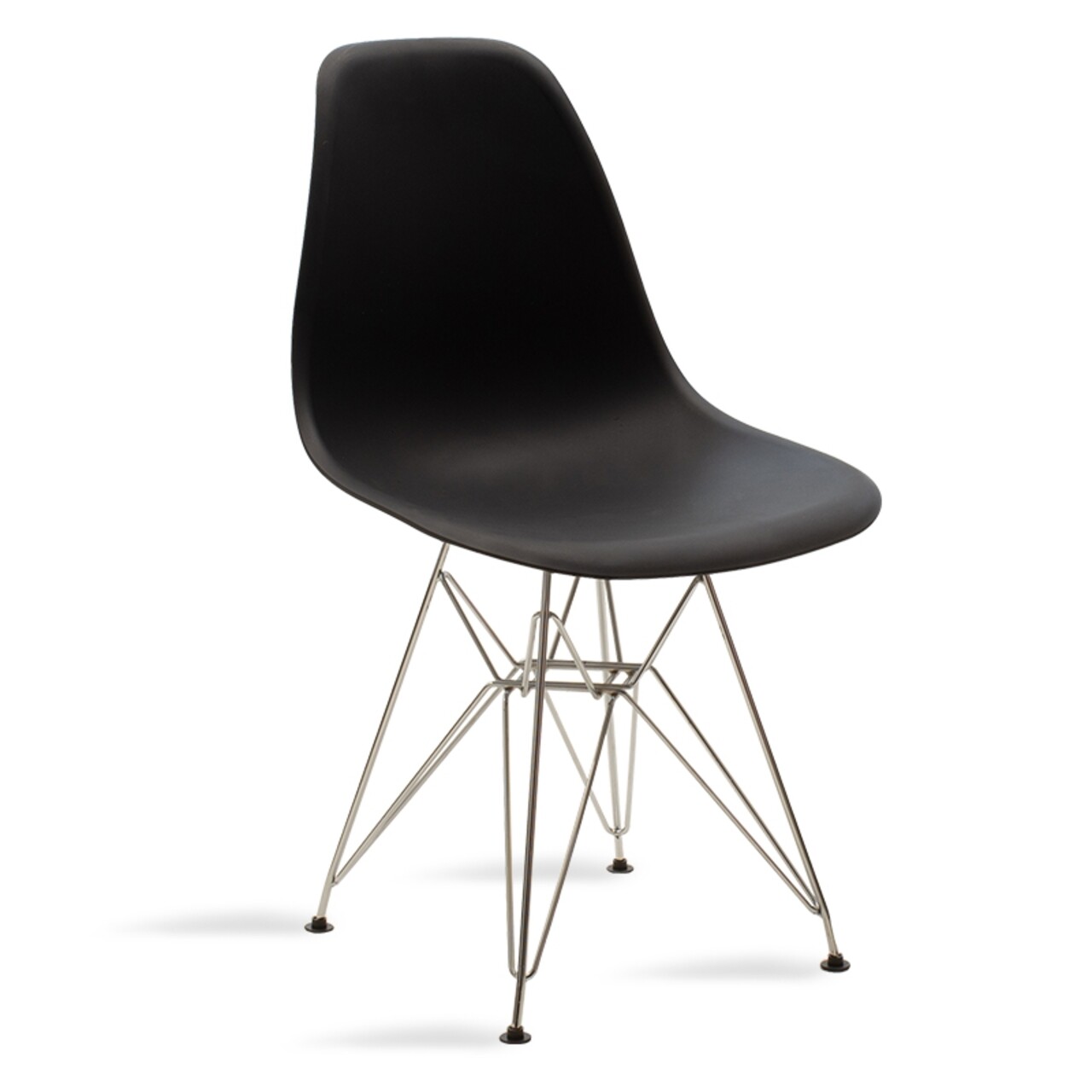 Claus szék, Pakoworld, 45,5x51x83 cm, fém / polipropilén, fekete