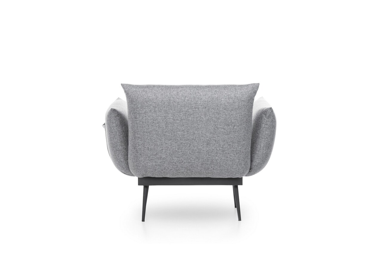 Jax Solo Fotel, Futon, 90x80x95 Cm, Fém, Szürke