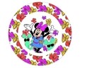 Lapostányér Cactus Minnie, Disney, 19 cm, porcelán, színes
