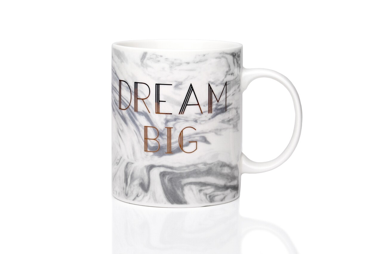 Marble Dream Big bögre, Sabichi, 370 ml, porcelán, sokszínű