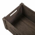 3 db tárolókosár készlet Tavern, Versa, 35x25x17 cm, fa