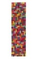 Szőnyeg, Illusion Flynn Multi, 60 x 230 cm, 100% gyapjú, sokszínű