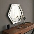 Oglinda decorativa A404, Neostill, 61 x70 cm, argintiu