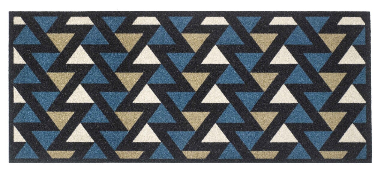 Delos konyhai szőnyeg, Decorino, 50x120 cm, poliészter, kék