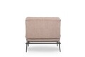 Martin Solo Kihúzható fotel, Futon,130x90 cm, fém, világosbarna