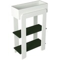 Suport pentru ghivece Nola, Talon, 60 x 23.6 x 96.6 cm, alb/verde