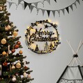 Tanelorn Fénydekoráció, XMASBLACK-021, 60x72 cm, fém, fekete